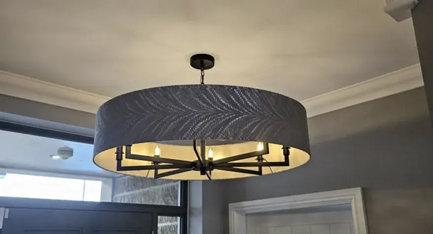 Light fitting installed by NHM Electrical in Ayrshire Light fitting installed by NHM Electrical in Ayrshire